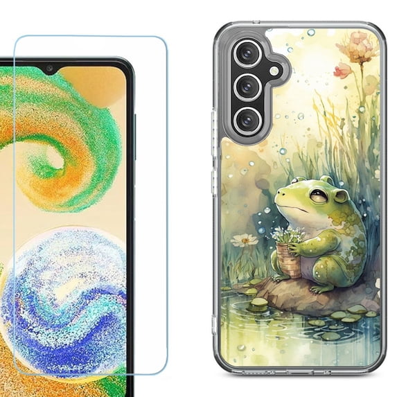 Phone Case for Samsung Galaxy S26 5G, with Screen Protector, by OneToughShield - Frog