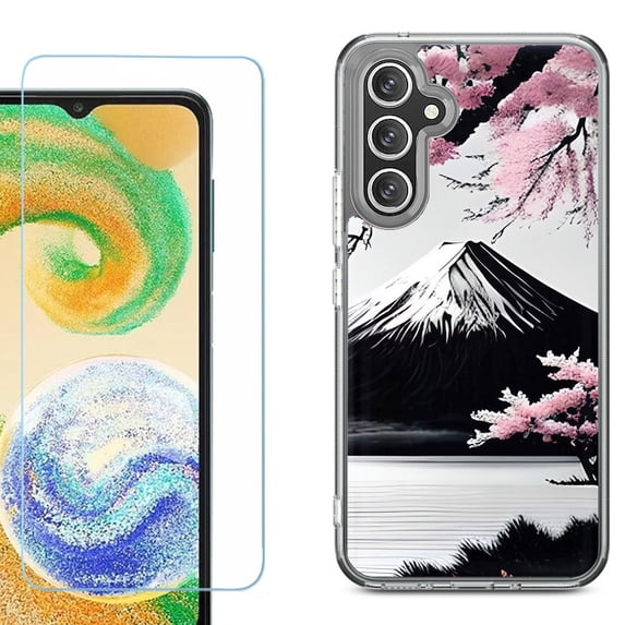 Phone Case for Samsung Galaxy S26 5G, with Screen Protector, by OneToughShield - Fuji Sakura