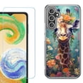 thumbnail image 1 of Phone Case for Samsung Galaxy S26 5G, with Screen Protector, by OneToughShield - Giraffe Flower, 1 of 5