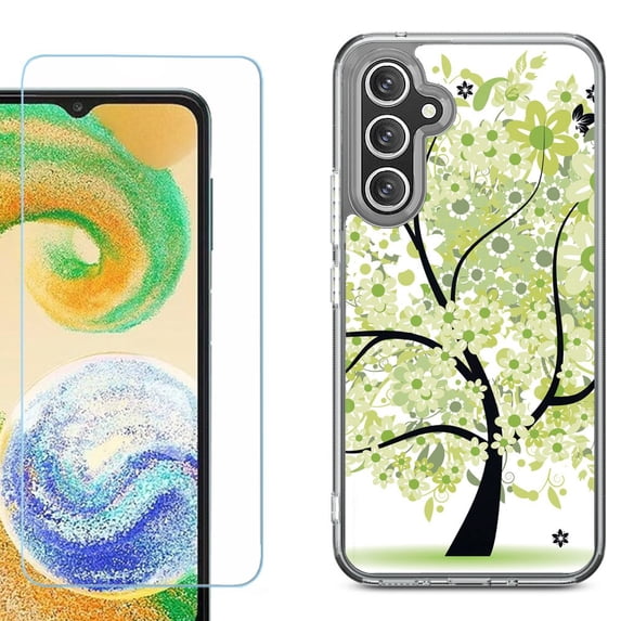 Phone Case for Samsung Galaxy S26 5G, with Screen Protector, by OneToughShield - Green Tree