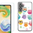 thumbnail image 1 of Phone Case for Samsung Galaxy S26 5G, with Screen Protector, by OneToughShield - Happy Owl, 1 of 5