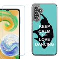 thumbnail image 1 of Phone Case for Samsung Galaxy S26 5G, with Screen Protector, by OneToughShield - Keep Calm / Dancing, 1 of 5