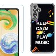 thumbnail image 1 of Phone Case for Samsung Galaxy S26 5G, with Screen Protector, by OneToughShield - Keep Calm Music, 1 of 5