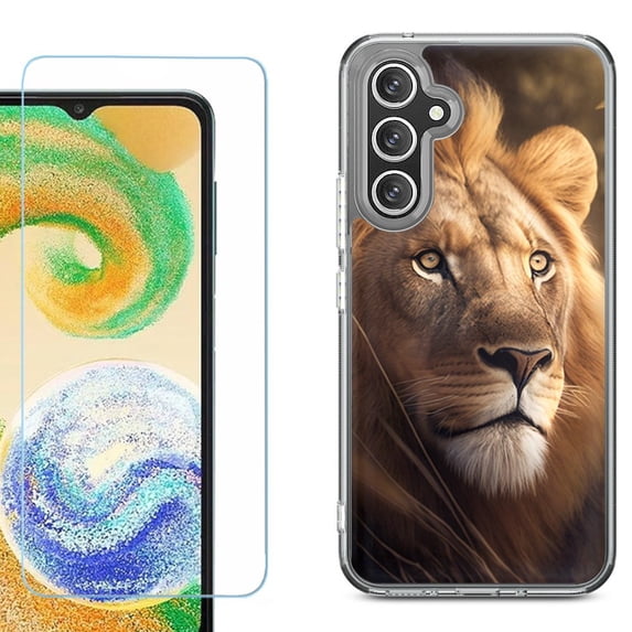 Phone Case for Samsung Galaxy S26 5G, with Screen Protector, by OneToughShield - Lion