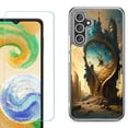 thumbnail image 1 of Phone Case for Samsung Galaxy S26 5G, with Screen Protector, by OneToughShield - Melting Clock, 1 of 5