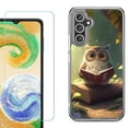thumbnail image 1 of Phone Case for Samsung Galaxy S26 5G, with Screen Protector, by OneToughShield - Owl Reading, 1 of 5