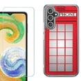 thumbnail image 1 of Phone Case for Samsung Galaxy S26 5G, with Screen Protector, by OneToughShield - Phone Booth Red, 1 of 5