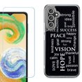 thumbnail image 1 of Phone Case for Samsung Galaxy S26 5G, with Screen Protector, by OneToughShield - Positive Words, 1 of 5
