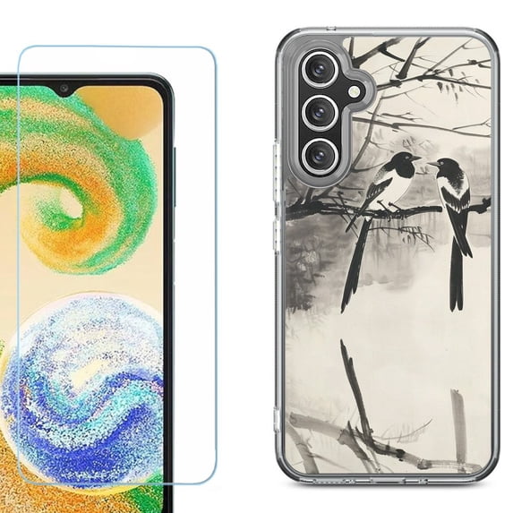 Phone Case for Samsung Galaxy S26 5G, with Screen Protector, by OneToughShield - Springtime Birds
