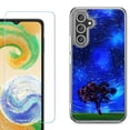 thumbnail image 1 of Phone Case for Samsung Galaxy S26 5G, with Screen Protector, by OneToughShield - Star Trails Tree, 1 of 5