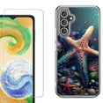 thumbnail image 1 of Phone Case for Samsung Galaxy S26 5G, with Screen Protector, by OneToughShield - Starfish, 1 of 5