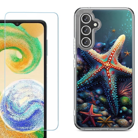 Phone Case for Samsung Galaxy S26 5G, with Screen Protector, by OneToughShield - Starfish