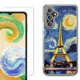 thumbnail image 1 of Phone Case for Samsung Galaxy S26 5G, with Screen Protector, by OneToughShield - Starry Night Eiffel, 1 of 5