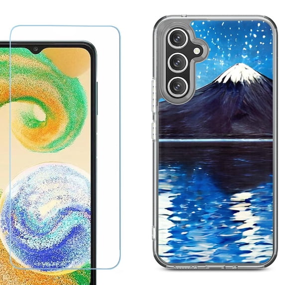 Phone Case for Samsung Galaxy S26 5G, with Screen Protector, by OneToughShield - Starry Night Fuji