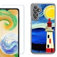thumbnail image 1 of Phone Case for Samsung Galaxy S26 5G, with Screen Protector, by OneToughShield - Starry Night Lighthouse, 1 of 5