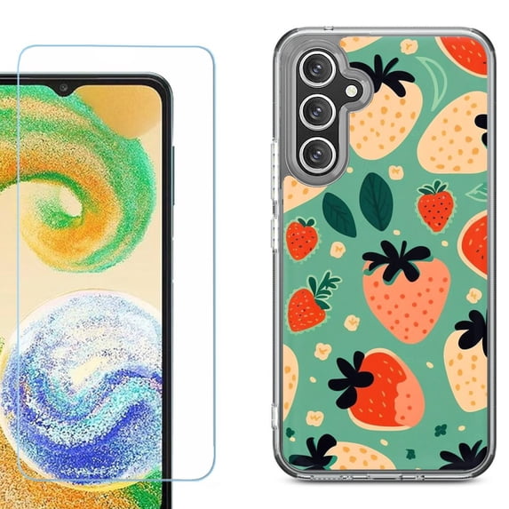 Phone Case for Samsung Galaxy S26 5G, with Screen Protector, by OneToughShield – Strawberry Mix