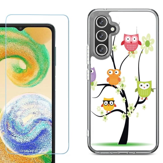 Phone Case for Samsung Galaxy S26 5G, with Screen Protector, by OneToughShield - Tree Owl
