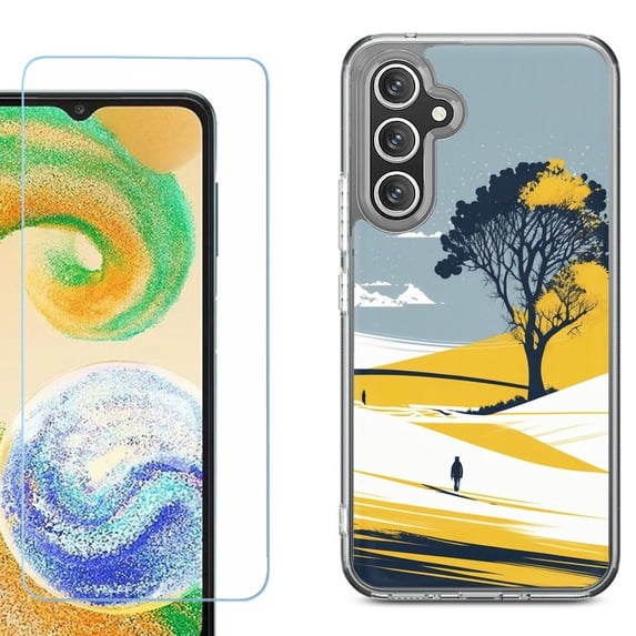 Phone Case for Samsung Galaxy S26 5G, with Screen Protector, by OneToughShield - Tree on Hill