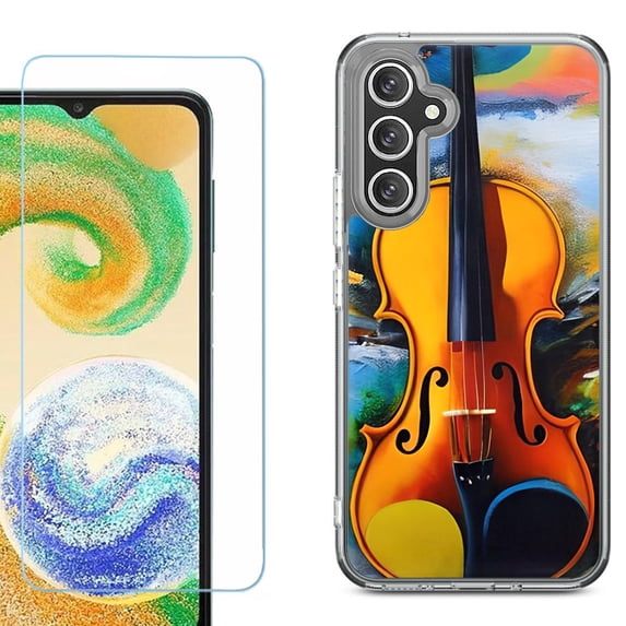Phone Case for Samsung Galaxy S26 5G, with Screen Protector, by OneToughShield - Violin