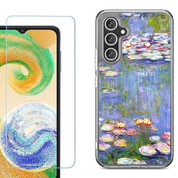 Phone Case for Samsung Galaxy S26 5G, with Screen Protector, by OneToughShield - Water Lilies