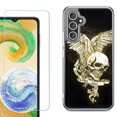 thumbnail image 1 of Phone Case for Samsung Galaxy S26 5G, with Screen Protector, by OneToughShield - Wing Skull, 1 of 5