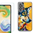 thumbnail image 1 of Phone Case for Samsung Galaxy S26 5G, with Screen Protector, by OneToughShield - Wolf Art, 1 of 5
