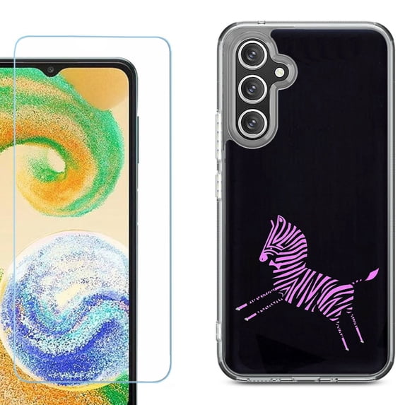 Phone Case for Samsung Galaxy S26 5G, with Screen Protector, by OneToughShield - Zebra Running