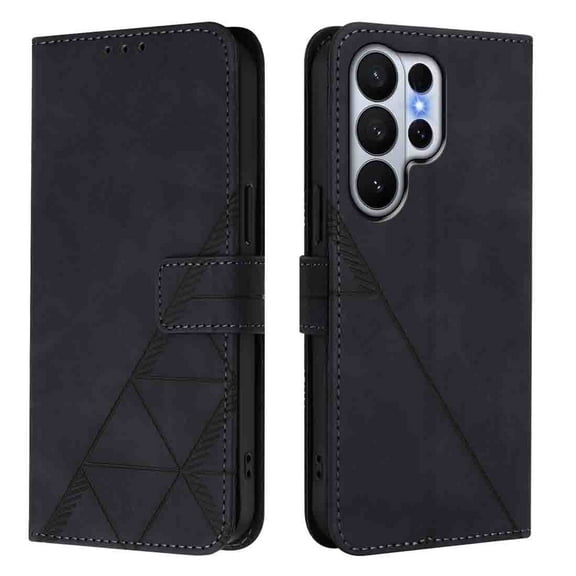 Phone Case for Samsung Galaxy S26 Ultra Wallet PU Leather Case with Card Slots Kickstand Shockproof Magnetic Flip Phone Cover, Black