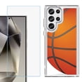 thumbnail image 1 of Phone Case for Samsung Galaxy S26 Ultra, with Screen Protector, by OneToughShield - Basketball, 1 of 5