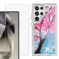 thumbnail image 1 of Phone Case for Samsung Galaxy S26 Ultra, with Screen Protector, by OneToughShield - Blossom Paint, 1 of 5