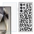 thumbnail image 1 of Phone Case for Samsung Galaxy S26 Ultra, with Screen Protector, by OneToughShield - Cheetah B/W, 1 of 5