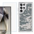 thumbnail image 1 of Phone Case for Samsung Galaxy S26 Ultra, with Screen Protector, by OneToughShield - Digital Camo, 1 of 5