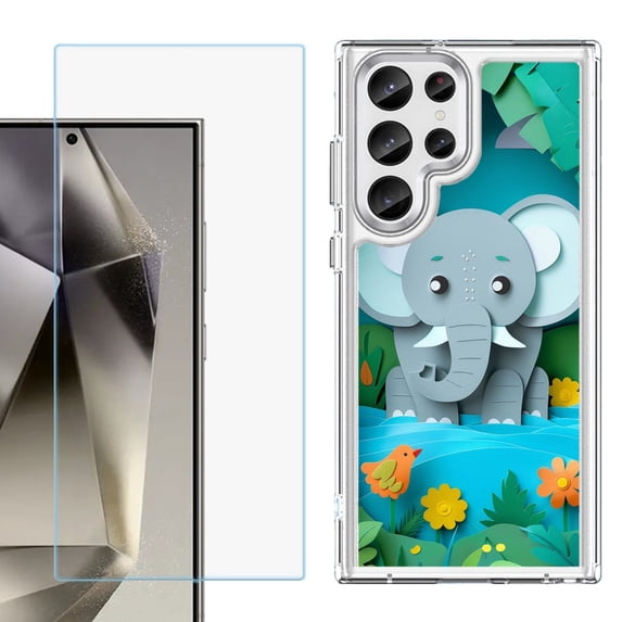 Phone Case for Samsung Galaxy S26 Ultra, with Screen Protector, by OneToughShield - Elephant Craft