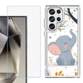 thumbnail image 1 of Phone Case for Samsung Galaxy S26 Ultra, with Screen Protector, by OneToughShield - Elephant Smile, 1 of 5