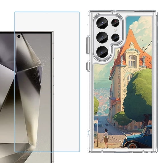 Phone Case for Samsung Galaxy S26 Ultra, with Screen Protector, by OneToughShield - Europe Summer