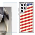 thumbnail image 1 of Phone Case for Samsung Galaxy S26 Ultra, with Screen Protector, by OneToughShield - Flag / USA, 1 of 5