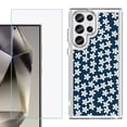 thumbnail image 1 of Phone Case for Samsung Galaxy S26 Ultra, with Screen Protector, by OneToughShield - Flower/Blue, 1 of 5