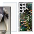 thumbnail image 1 of Phone Case for Samsung Galaxy S26 Ultra, with Screen Protector, by OneToughShield - Flowery Garden, 1 of 5