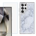 thumbnail image 1 of Phone Case for Samsung Galaxy S26 Ultra, with Screen Protector, by OneToughShield - Marble / Clouds, 1 of 5