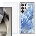 thumbnail image 1 of Phone Case for Samsung Galaxy S26 Ultra, with Screen Protector, by OneToughShield - Marble / Gem Blue, 1 of 5