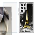 thumbnail image 1 of Phone Case for Samsung Galaxy S26 Ultra, with Screen Protector, by OneToughShield - Paris Night, 1 of 5