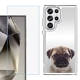 thumbnail image 1 of Phone Case for Samsung Galaxy S26 Ultra, with Screen Protector, by OneToughShield - Pug Face, 1 of 5