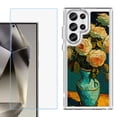 thumbnail image 1 of Phone Case for Samsung Galaxy S26 Ultra, with Screen Protector, by OneToughShield - Roses in a vase, 1 of 5