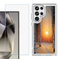 thumbnail image 1 of Phone Case for Samsung Galaxy S26 Ultra, with Screen Protector, by OneToughShield - Snow Forest, 1 of 5