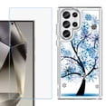 thumbnail image 1 of Phone Case for Samsung Galaxy S26 Ultra, with Screen Protector, by OneToughShield - Snowflakes Tree, 1 of 5