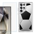 thumbnail image 1 of Phone Case for Samsung Galaxy S26 Ultra, with Screen Protector, by OneToughShield - Soccer, 1 of 5