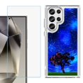 thumbnail image 1 of Phone Case for Samsung Galaxy S26 Ultra, with Screen Protector, by OneToughShield - Star Trails Tree, 1 of 5