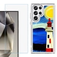 thumbnail image 1 of Phone Case for Samsung Galaxy S26 Ultra, with Screen Protector, by OneToughShield - Starry Night Lighthouse, 1 of 5