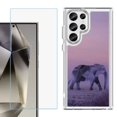 thumbnail image 1 of Phone Case for Samsung Galaxy S26 Ultra, with Screen Protector, by OneToughShield - Twilight Elephant, 1 of 5