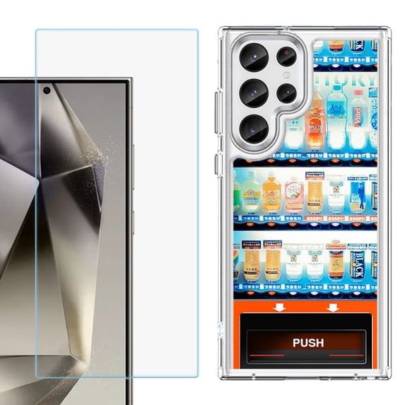 Phone Case for Samsung Galaxy S26 Ultra, with Screen Protector, by OneToughShield - Vending Machine